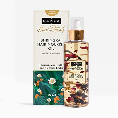 Kapiva Ayurveda Hair Rituals Bhringraj Hair Nourish Oil
